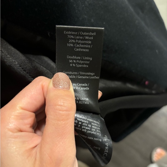 Mackage Wool Cashmere blend scarf coat - Picture 2 of 5